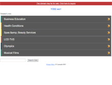 Tablet Screenshot of 1592.net